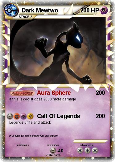 Pokemon Dark Mewtwo