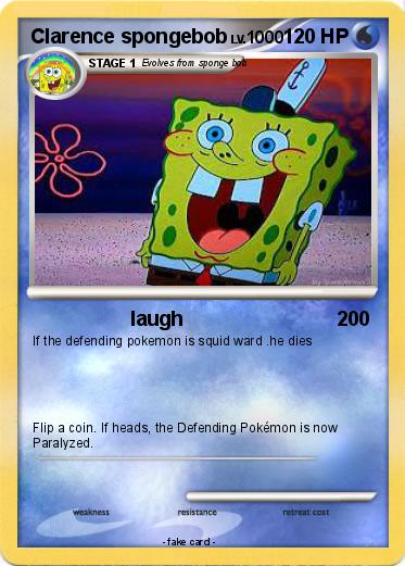 Pokemon Clarence spongebob