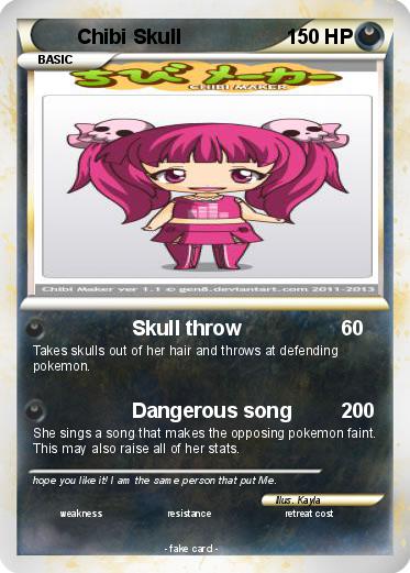 Pokemon Chibi Skull