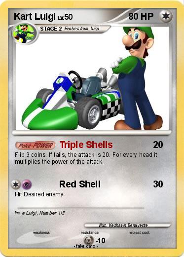Pokemon Kart Luigi