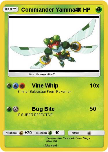 Pokemon Commander Yammark