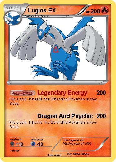 Pokemon Lugios EX