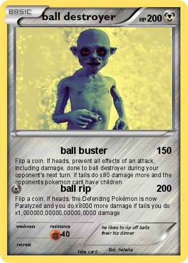 Pokemon ball destroyer