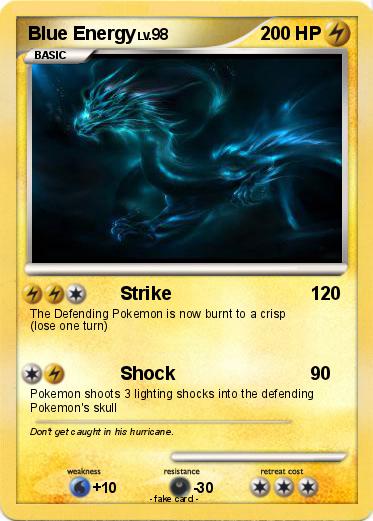 Pokemon Blue Energy