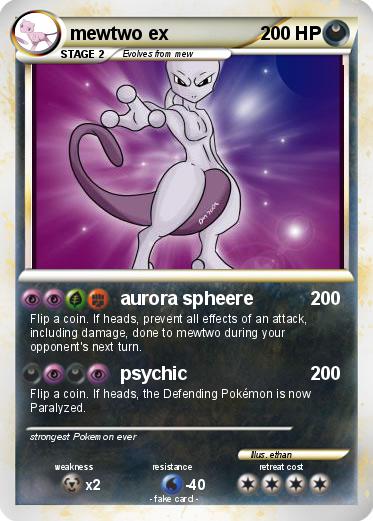 Pokemon mewtwo ex