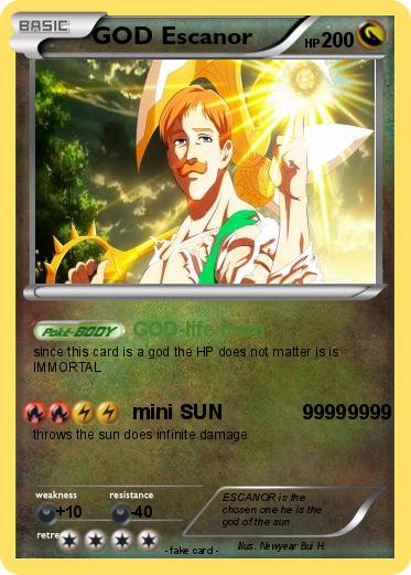Pokemon GOD Escanor