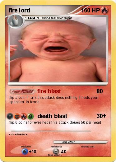 Pokemon fire lord