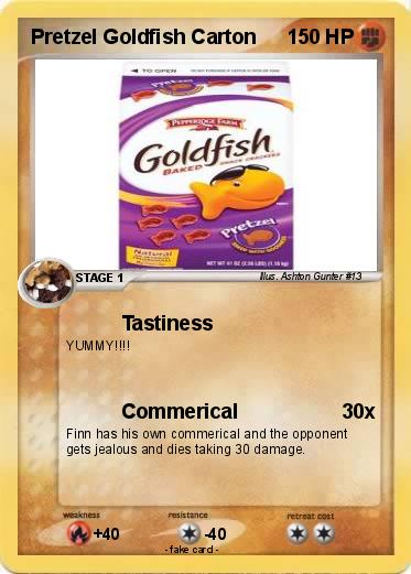 Pokemon Pretzel Goldfish Carton