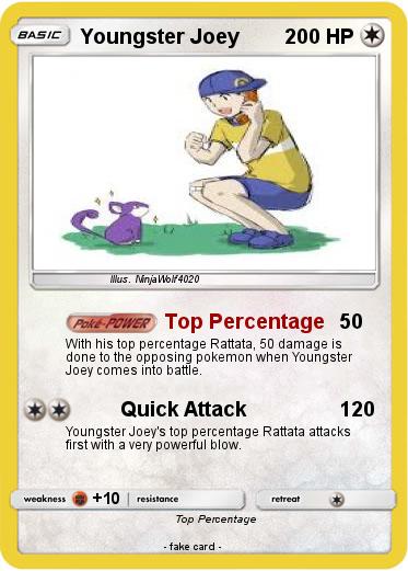 Pokemon Youngster Joey