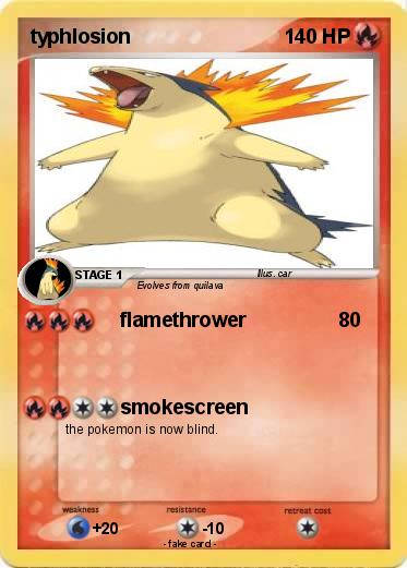 Pokemon typhlosion