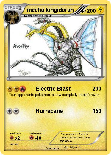 Pokemon mecha kingidorah