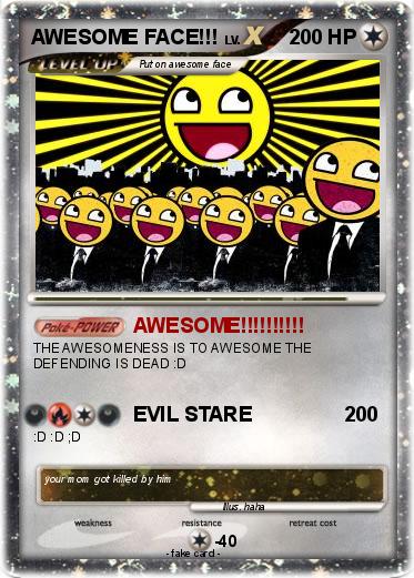 Pokemon AWESOME FACE!!!