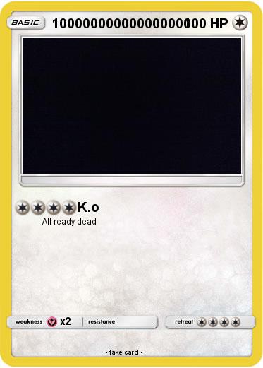 Pokemon 100000000000000000