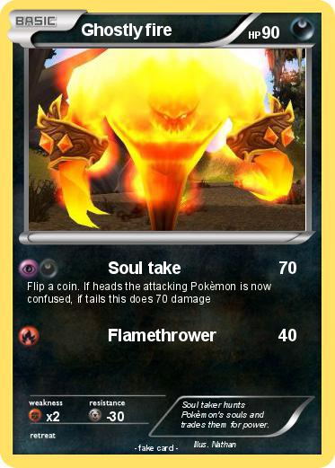 Pokemon Ghostly fire