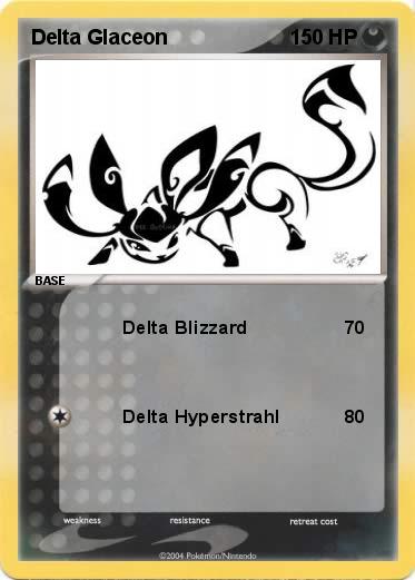 Pokemon Delta Glaceon