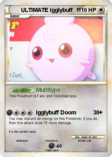 Pokemon ULTIMATE Igglybuff  1 Pokemon ULTIMATE Igglybuff  1