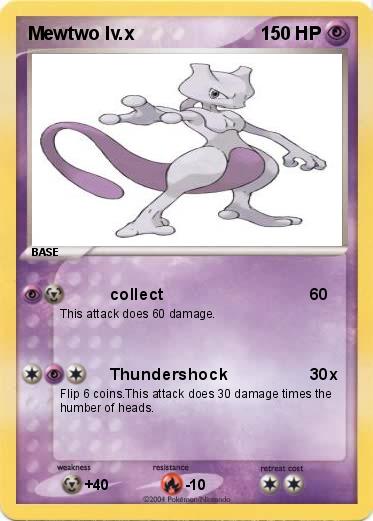 Pokemon Mewtwo lv.x