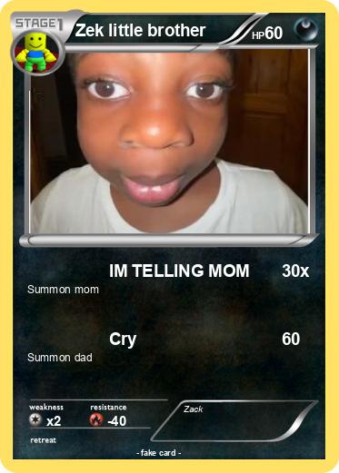 Pokemon Zek little brother