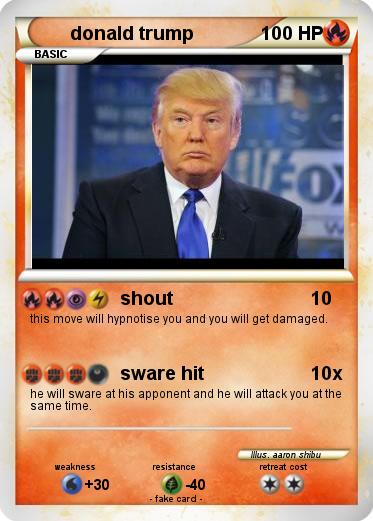 Pokemon donald trump