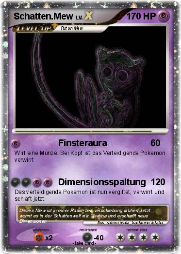 Pokemon Schatten.Mew