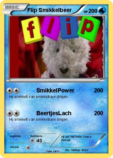 Pokemon Flip Smikkelbeer