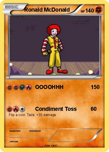 Pokemon Ronald McDonald
