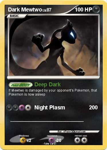 Pokemon Dark Mewtwo