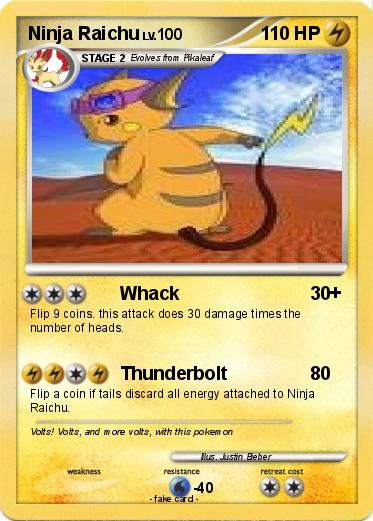 Pokemon Ninja Raichu