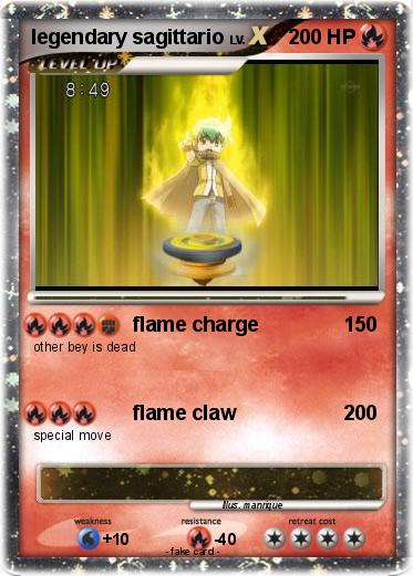 Pokemon legendary sagittario