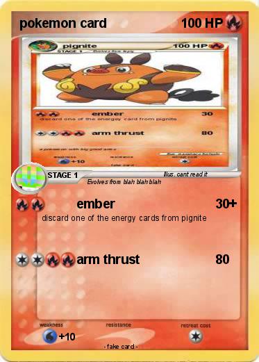 Pokemon pokemon card