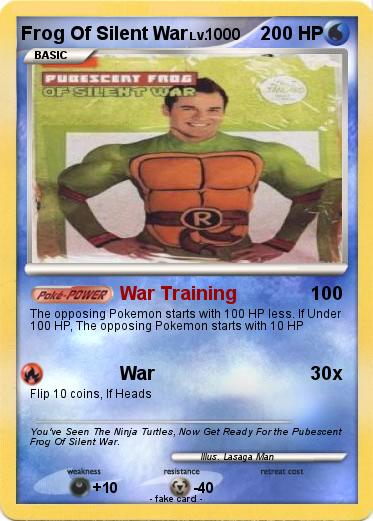 Pokemon Frog Of Silent War