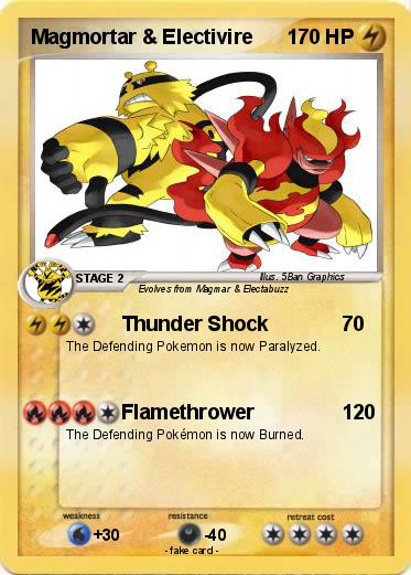 Pokemon Magmortar & Electivire