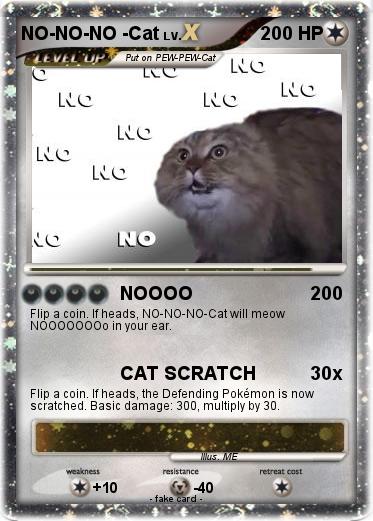 Pokemon NO-NO-NO -Cat