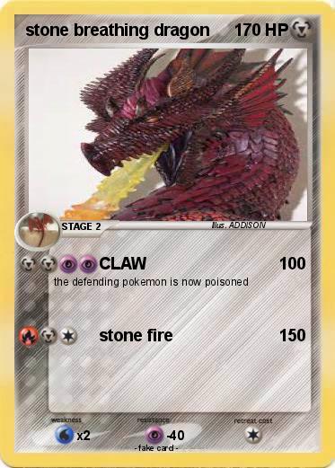 Pokemon stone breathing dragon