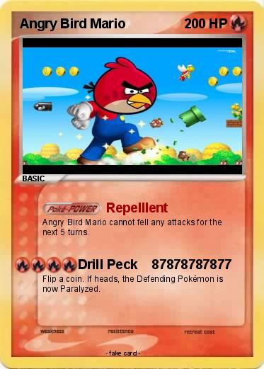 Pokemon Angry Bird Mario