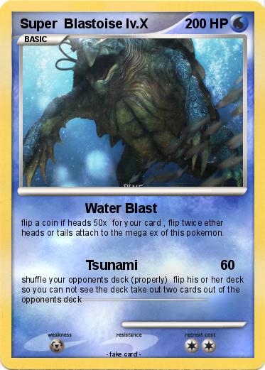 Pokemon Super  Blastoise lv.X