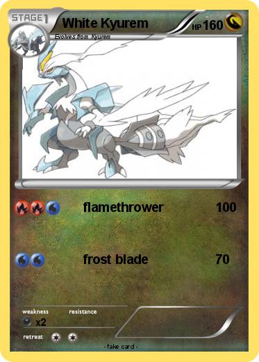 Pokemon White Kyurem Pokemon White Kyurem