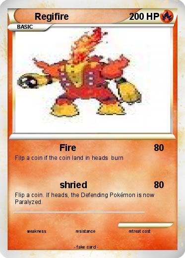 Pokemon Regifire