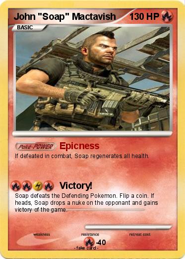 Pokemon John "Soap" Mactavish