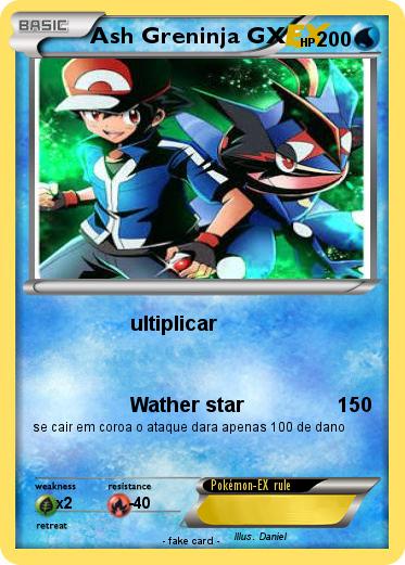 Pokemon Ash Greninja GX