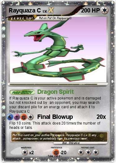 Pokemon Rayquaza C