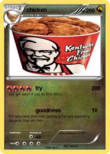Pokemon chicken