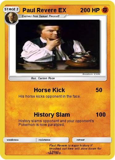 Pokemon Paul Revere EX