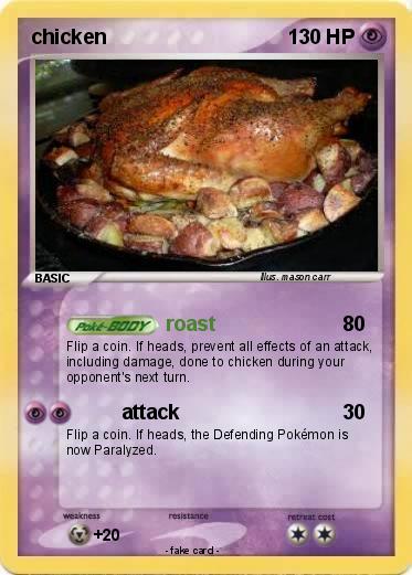 Pokemon chicken