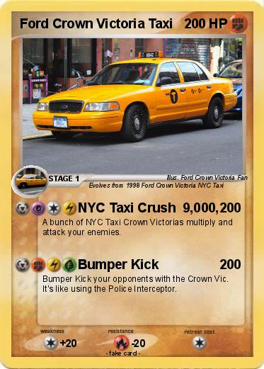 Pokemon Ford Crown Victoria Taxi