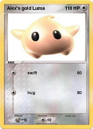 Pokemon Alex's gold Luma