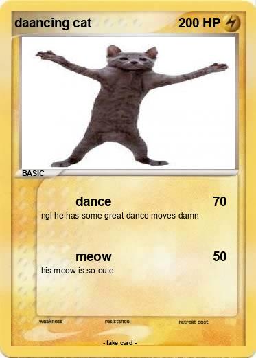 Pokemon daancing cat