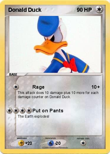 Pokemon Donald Duck