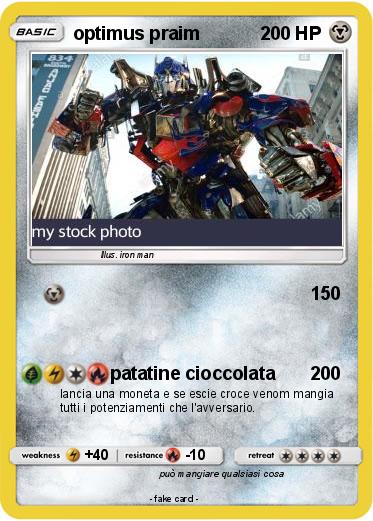Pokemon optimus praim