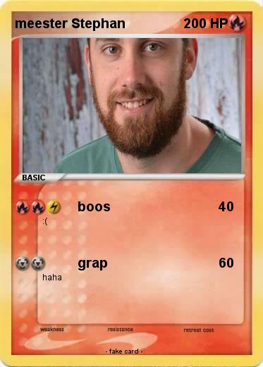 Pokemon meester Stephan